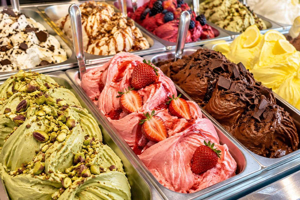 Gelato at La Fontana